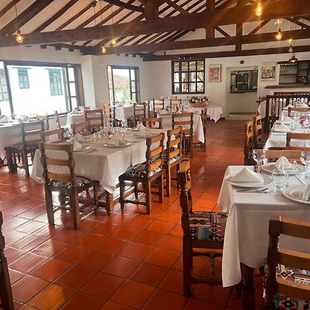 Hotel Meson De Los Virreyes Villa de Leyva Buitenkant foto