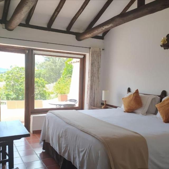 Hotel Meson De Los Virreyes Villa de Leyva Buitenkant foto
