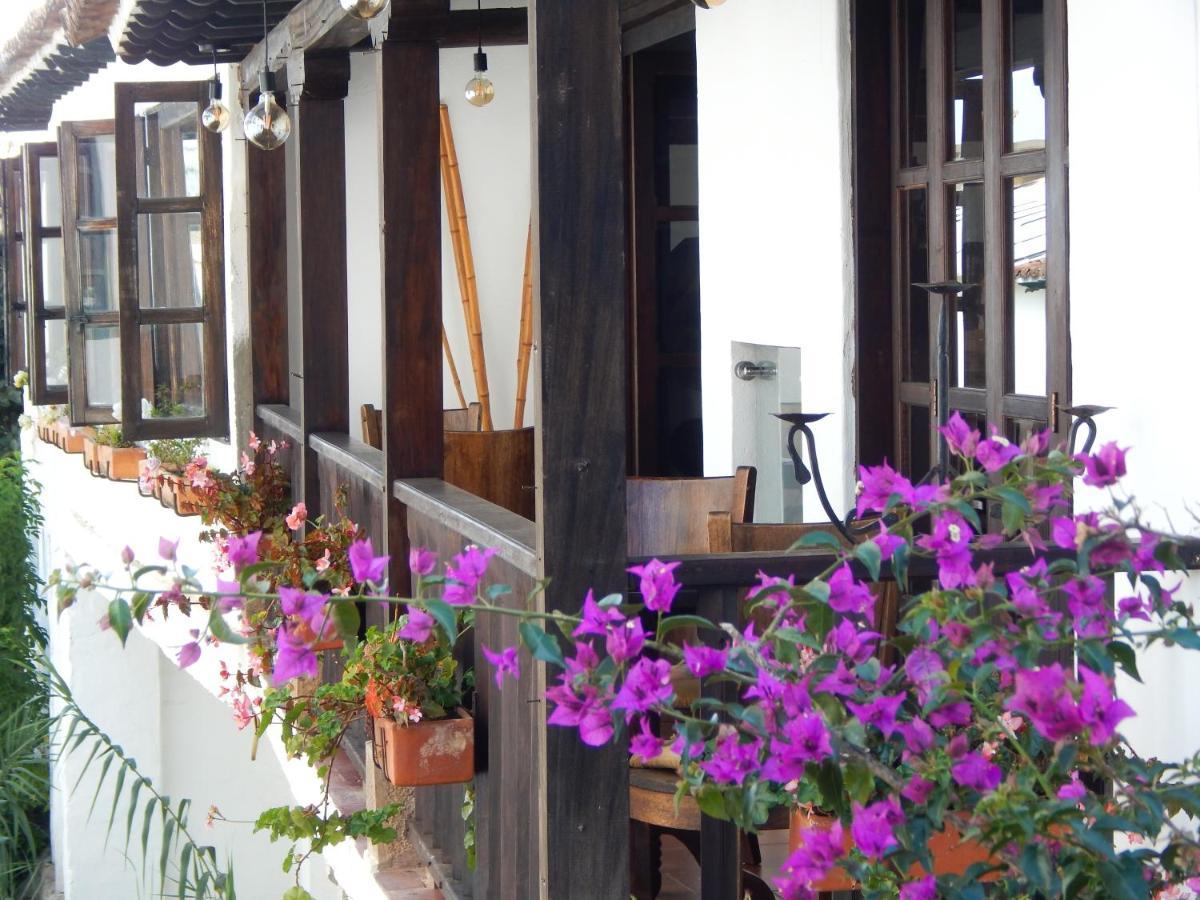 Hotel Meson De Los Virreyes Villa de Leyva Buitenkant foto