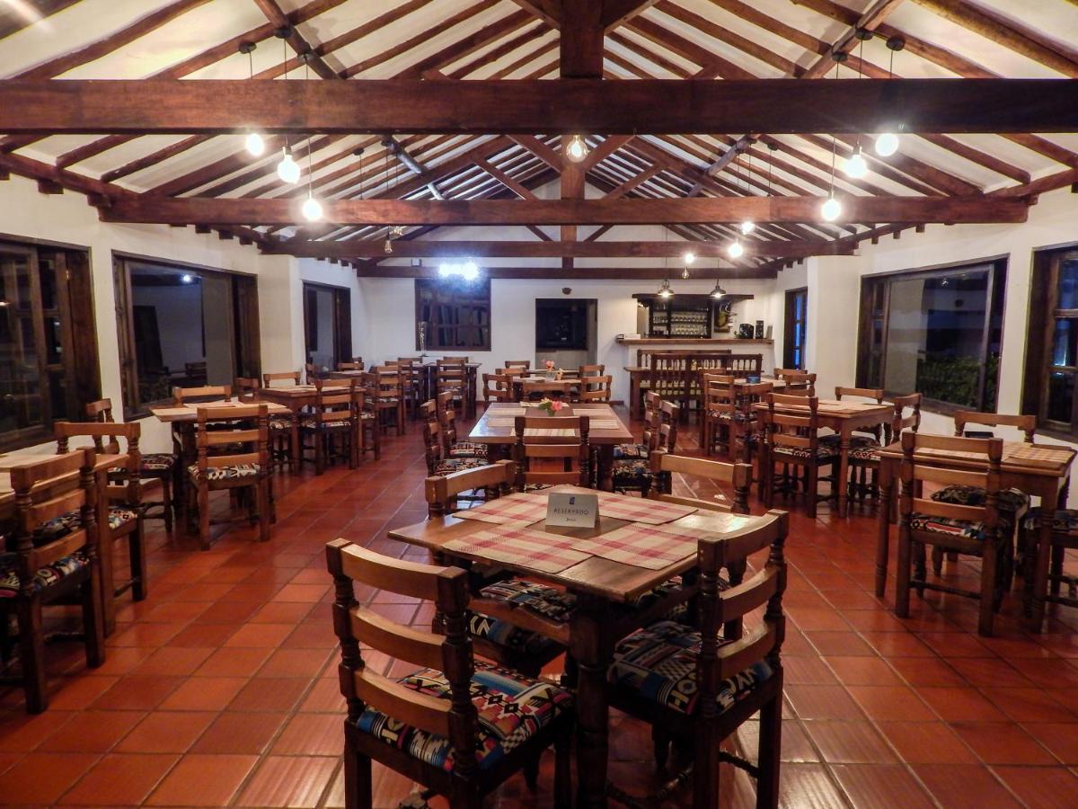Hotel Meson De Los Virreyes Villa de Leyva Buitenkant foto