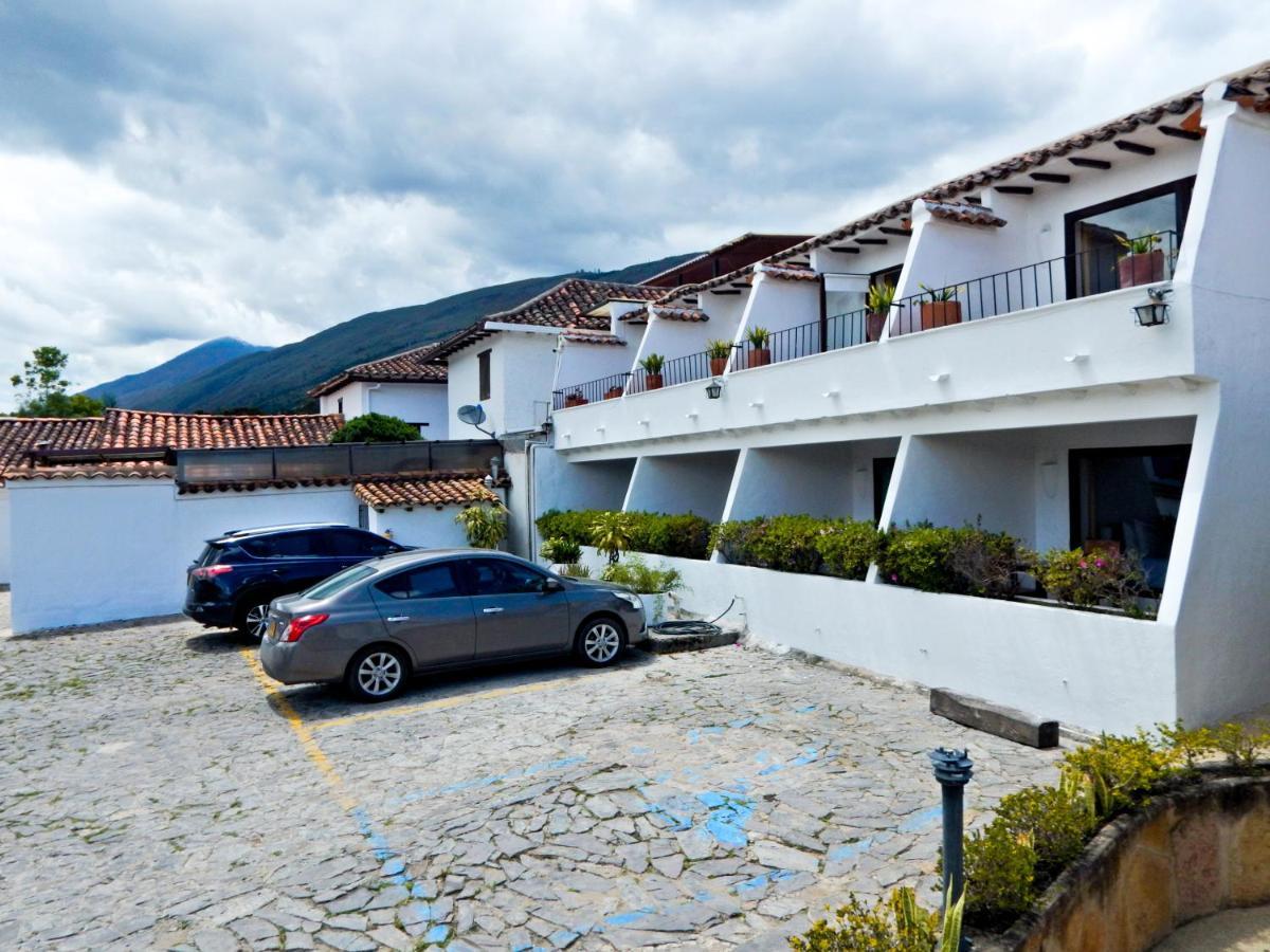 Hotel Meson De Los Virreyes Villa de Leyva Buitenkant foto