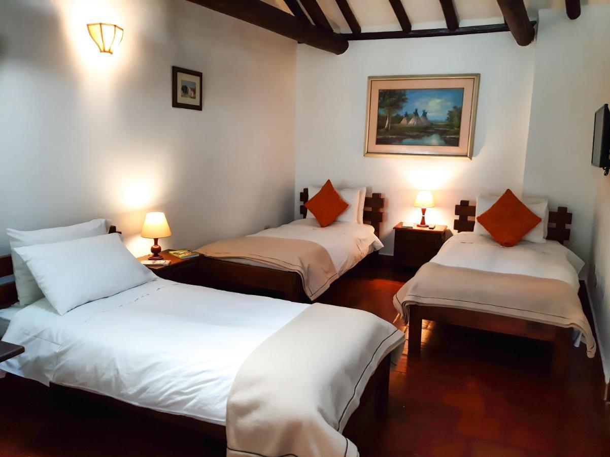 Hotel Meson De Los Virreyes Villa de Leyva Buitenkant foto