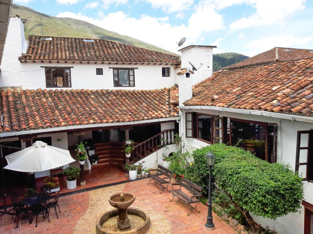 Hotel Meson De Los Virreyes Villa de Leyva Buitenkant foto