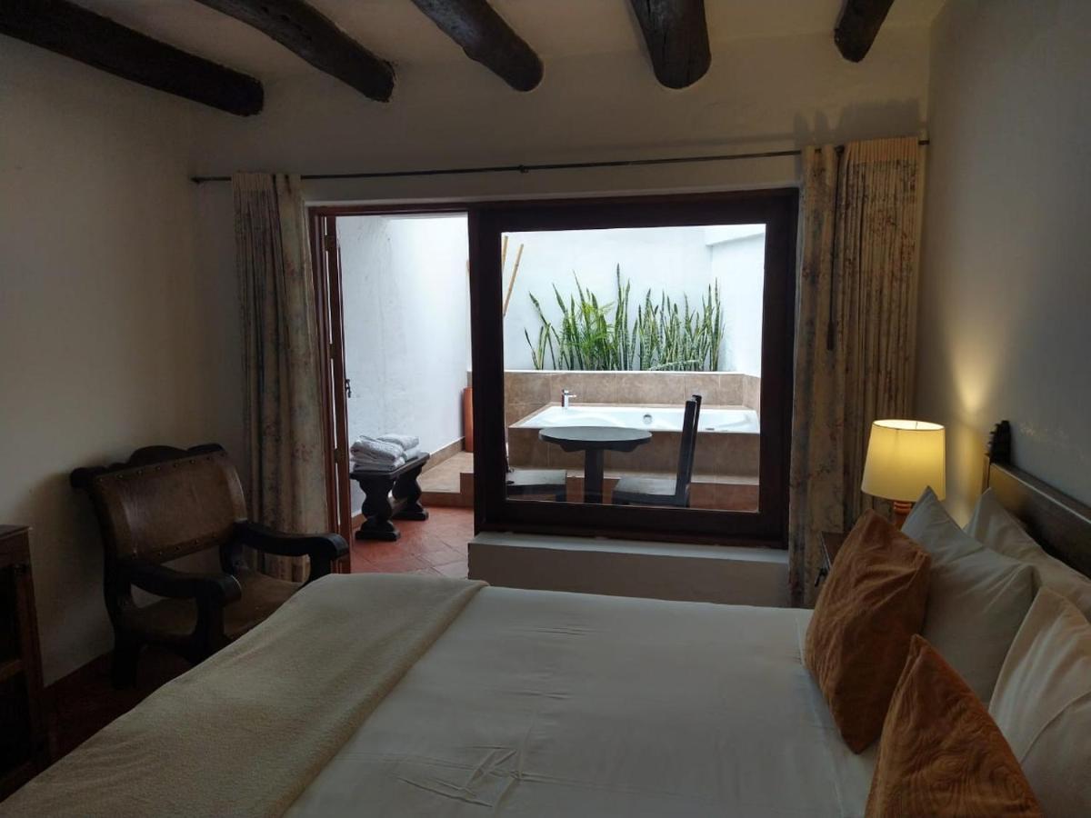 Hotel Meson De Los Virreyes Villa de Leyva Buitenkant foto