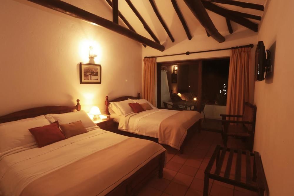 Hotel Meson De Los Virreyes Villa de Leyva Buitenkant foto